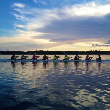 Women's Eight training
